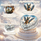 German Shepherd Dog Urn - Infinity Glaze Urn for Dog Ashes