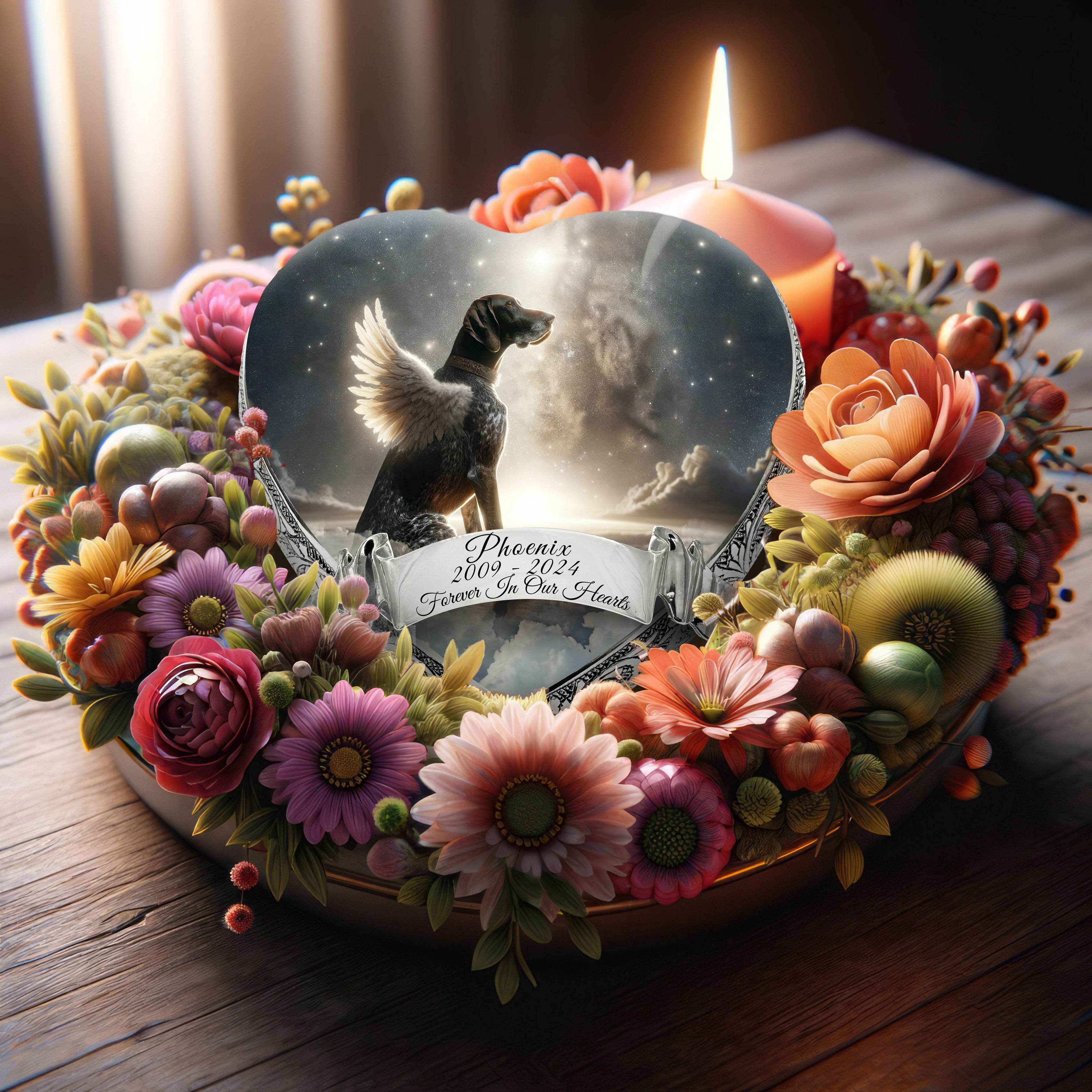 German Shorthaired Pointer Dog Urn - Divine Spectacle Urn for Dog Ashes