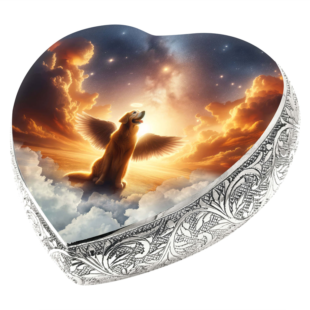 Golden Retriever Dog Urn - Celestial Cascade Urn for Dog Ashes