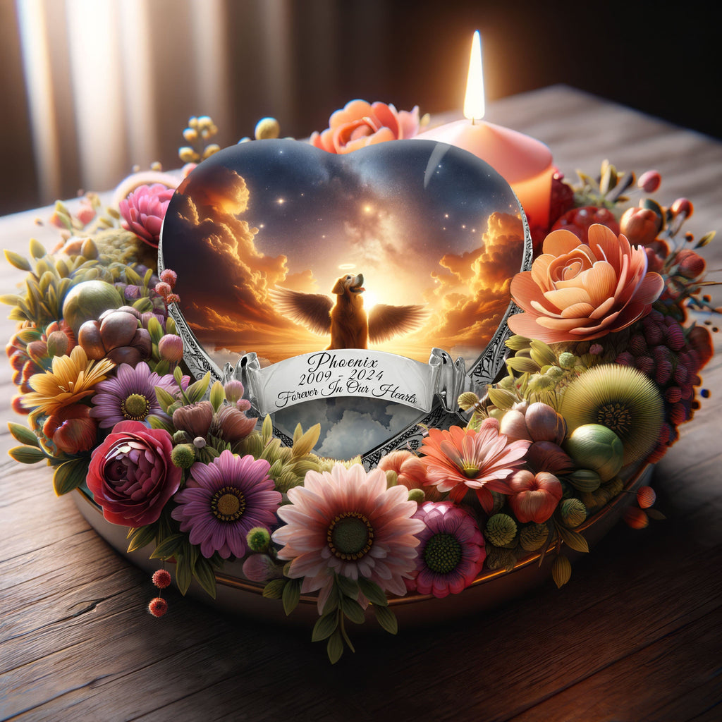Golden Retriever Dog Urn - Celestial Cascade Urn for Dog Ashes