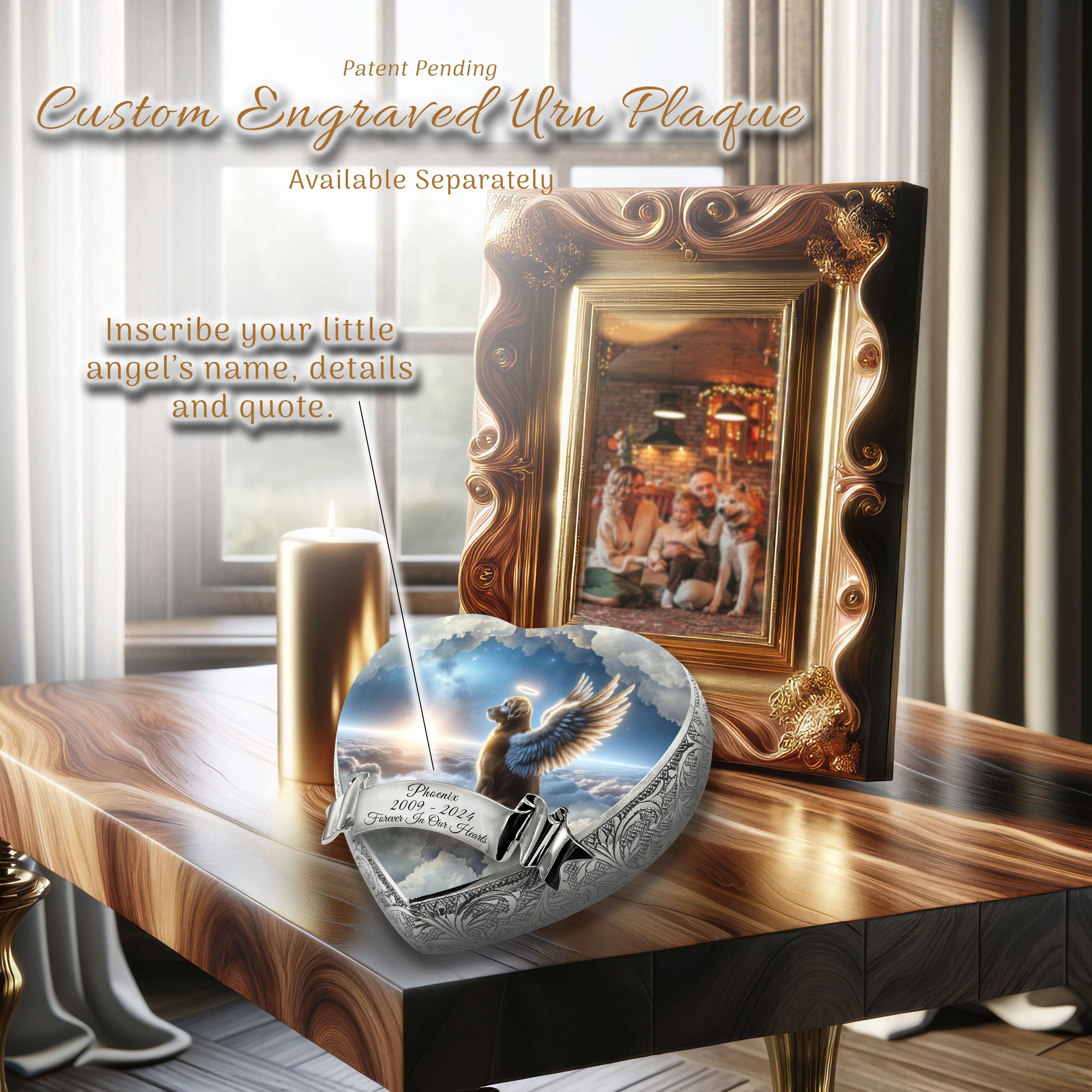 Golden Retriever Dog Urn - Galactic Gaze Urn for Dog Ashes