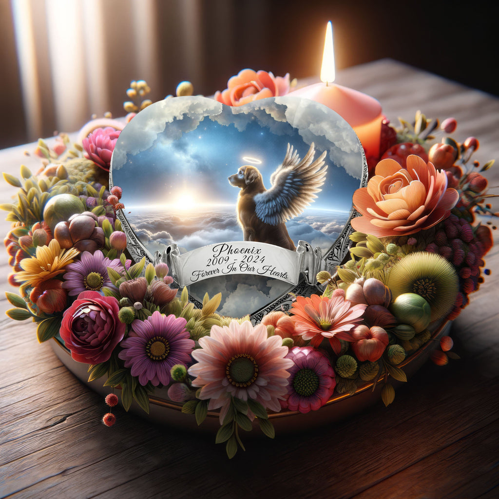 Golden Retriever Dog Urn - Galactic Gaze Urn for Dog Ashes