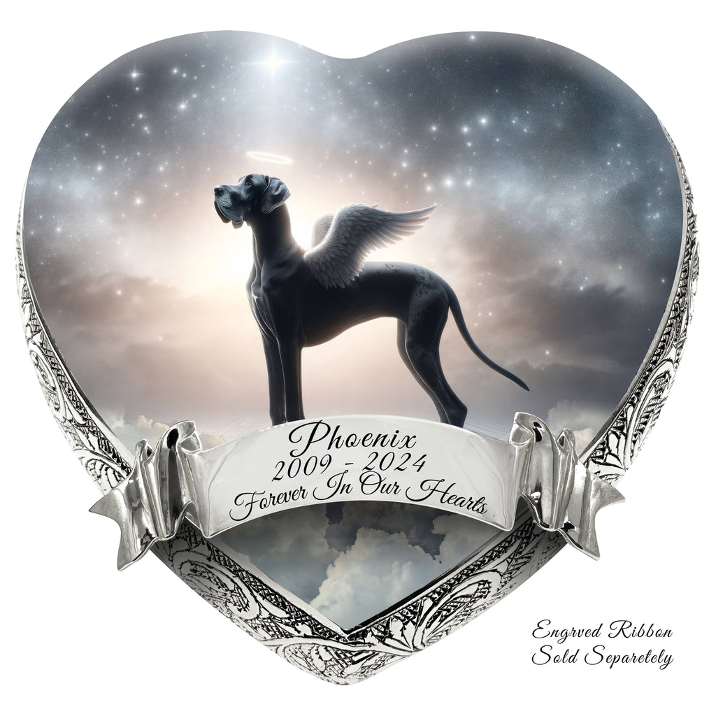 Great Dane Dog Urn - Celestial Horizon Urn for Dog Ashes