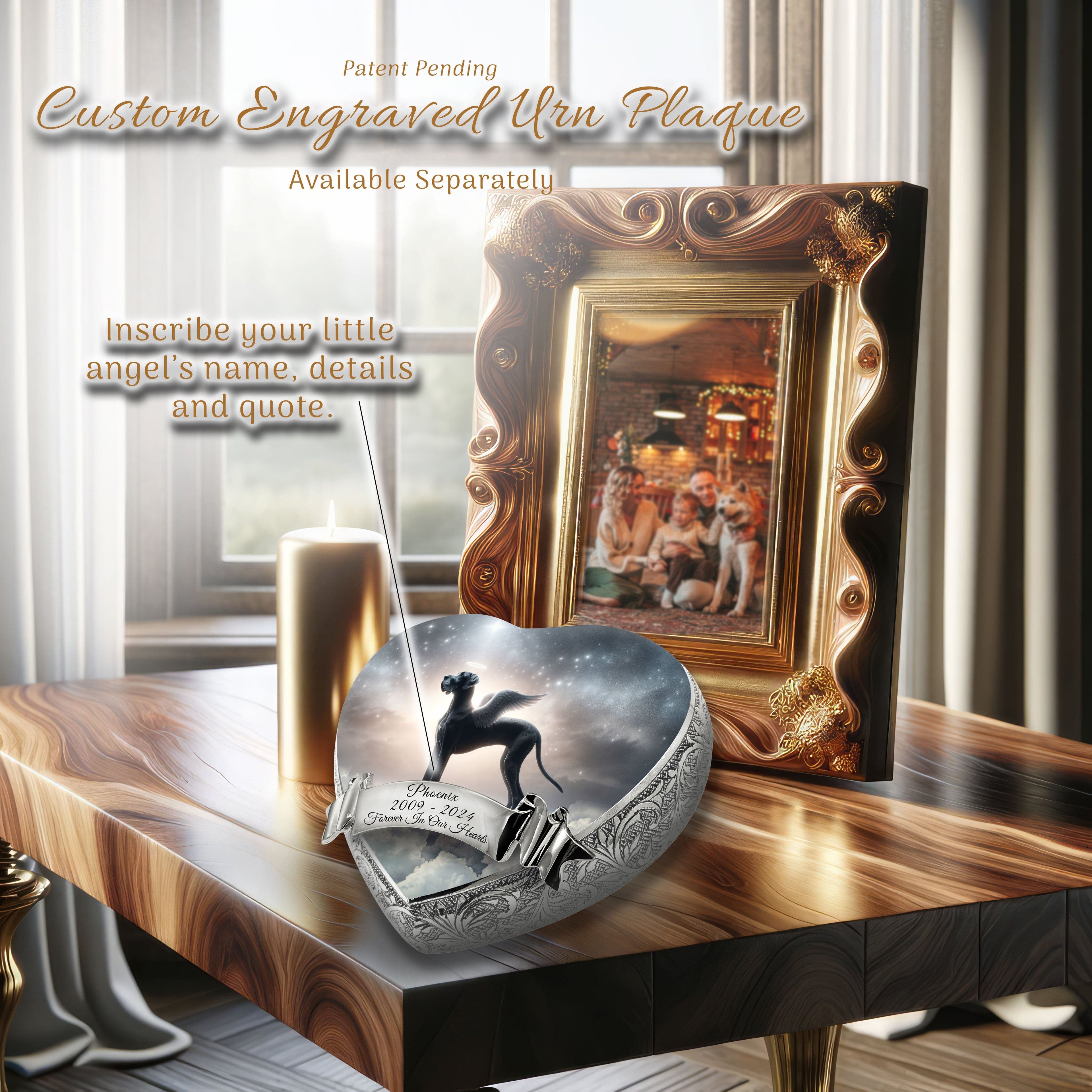 Great Dane Dog Urn - Celestial Horizon Urn for Dog Ashes