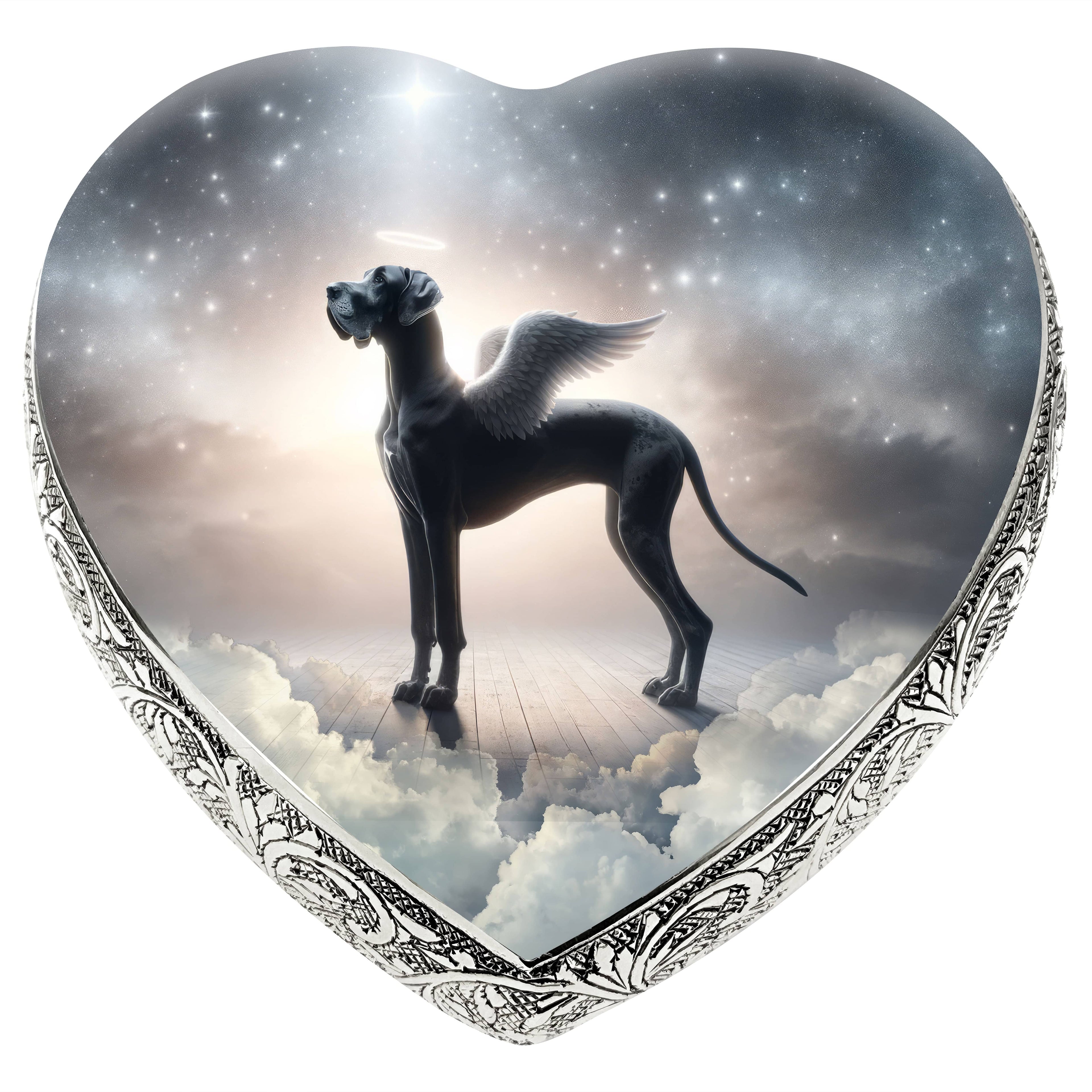Great Dane Dog Urn - Celestial Horizon Urn for Dog Ashes