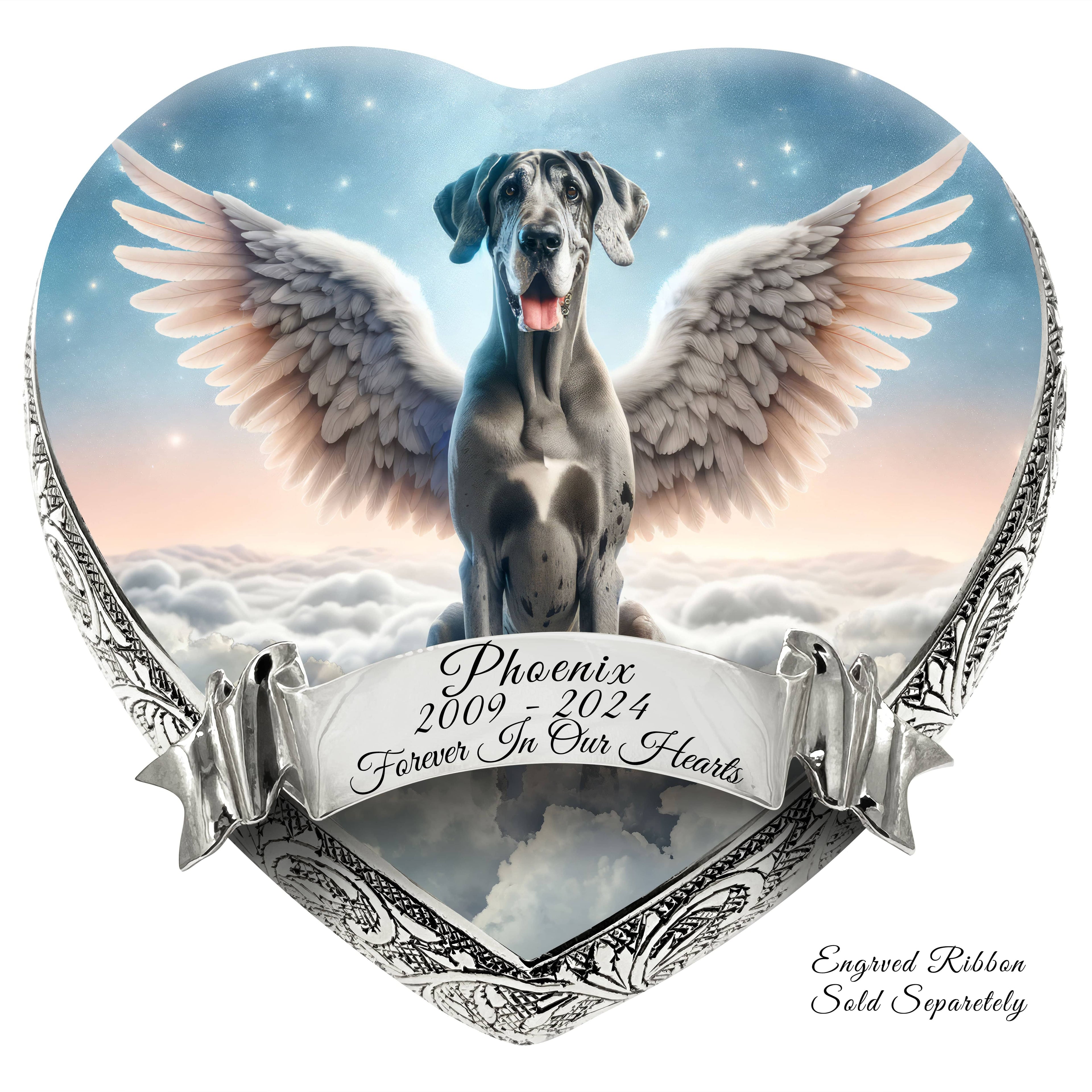 Great Dane Dog Urn - Celestial Vision Urn for Dog Ashes