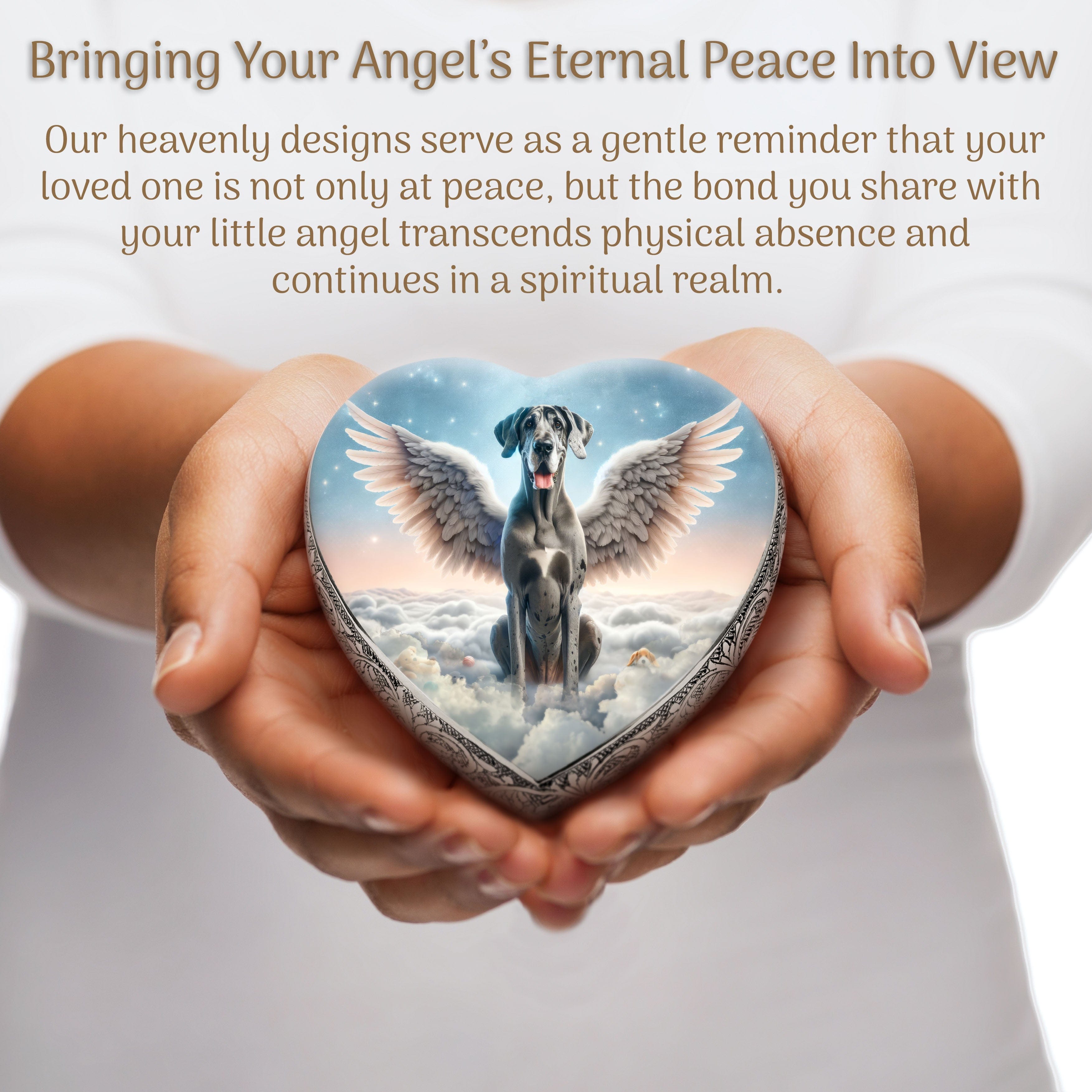 Great Dane Dog Urn - Celestial Vision Urn for Dog Ashes