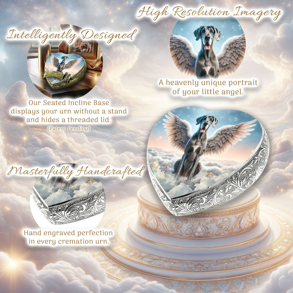 Great Dane Dog Urn - Celestial Vision Urn for Dog Ashes