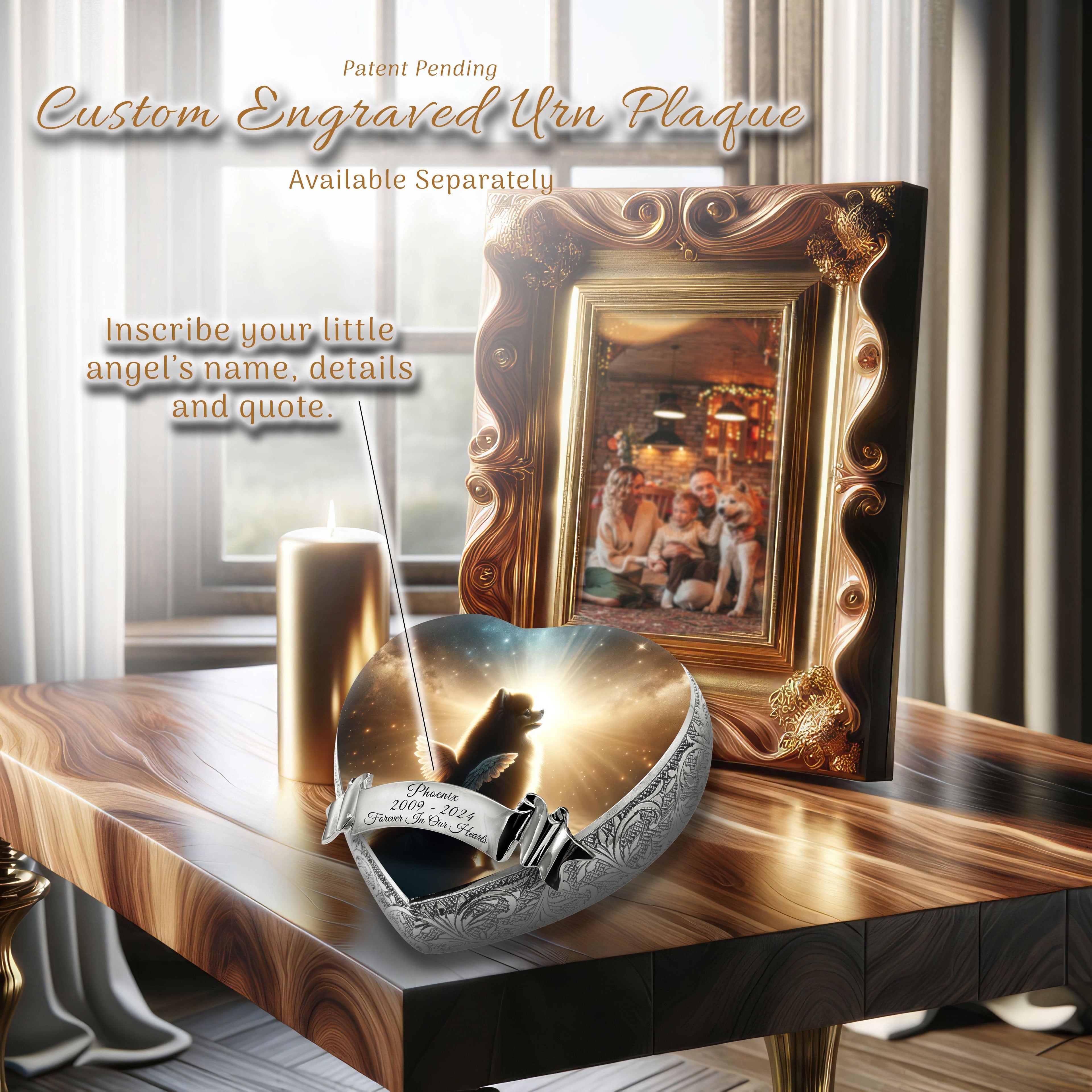 Pomeranian Dog Urn - Elysian Twilight Urn for Dog Ashes