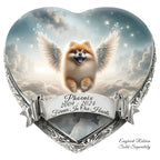 Pomeranian Dog Urn - Galaxy Glitter Urn for Dog Ashes