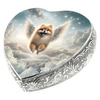 Pomeranian Dog Urn - Galaxy Glitter Urn for Dog Ashes