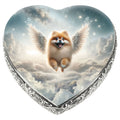 Pomeranian Dog Urn - Galaxy Glitter Urn for Dog Ashes