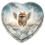 Pomeranian Dog Urn - Galaxy Glitter Urn for Dog Ashes