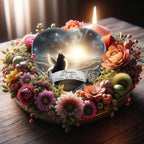 Pomeranian Dog Urn - Twilight Haze Urn for Dog Ashes