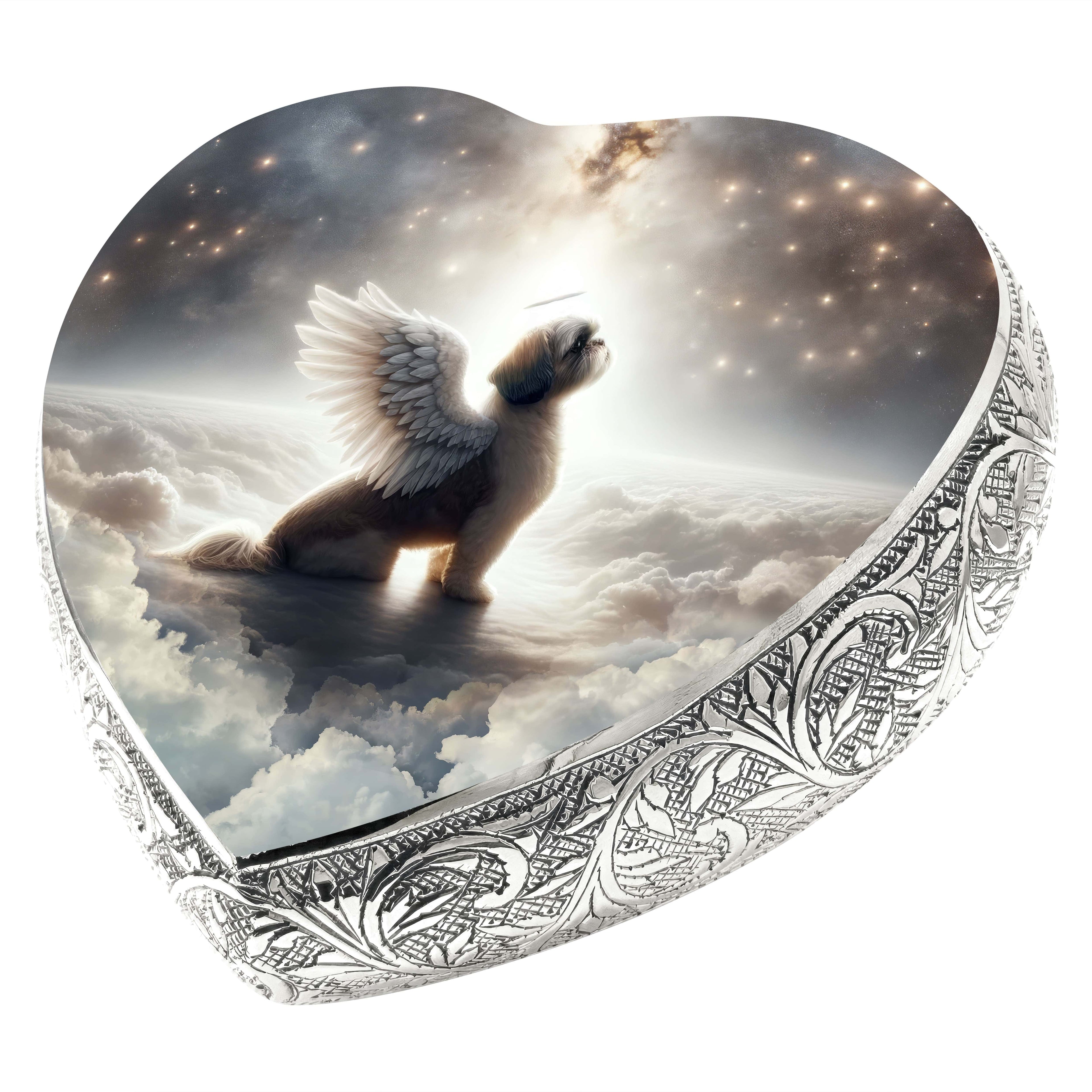 Shih Tzu Dog Urn - Seraphic Radiance Urn for Dog Ashes