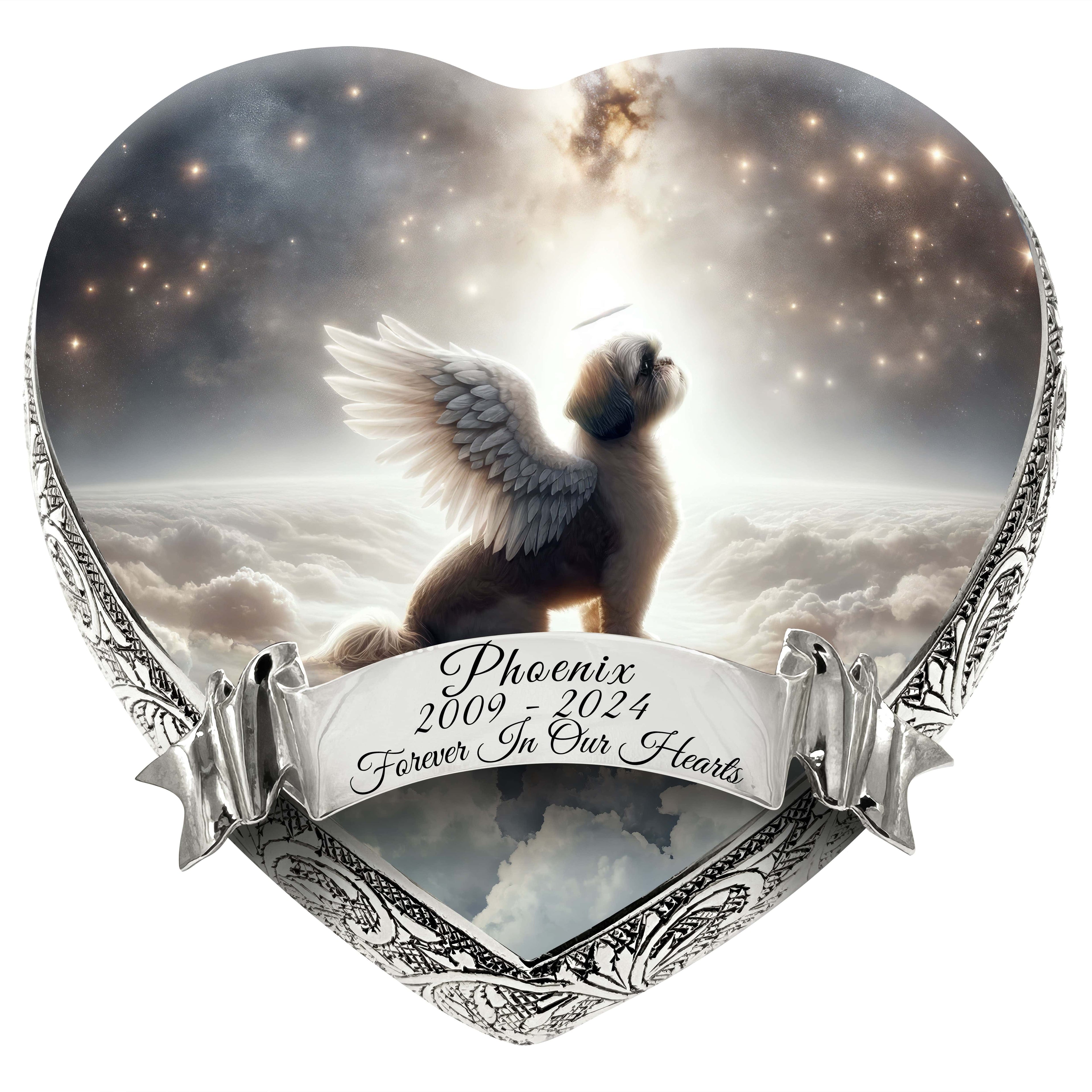 Shih Tzu Dog Urn - Seraphic Radiance Urn for Dog Ashes
