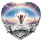 St Bernard Dog Urn - Rainbow Bridge Urn for Dog Ashes