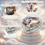 White Mini Poodle Dog Urn - Rainbow Archway Urn for Dog Ashes