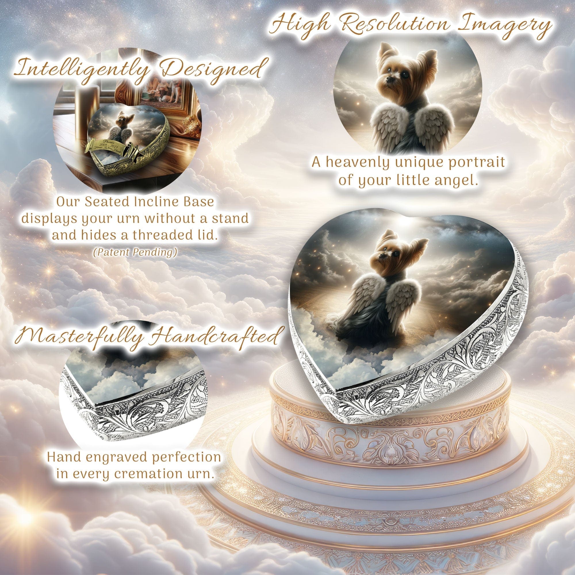 Yorkshire Terrier - Celestial Radiance Dog Urn